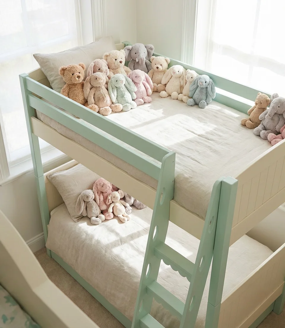 Cute Bunk Beds Styled for Little Kids 2