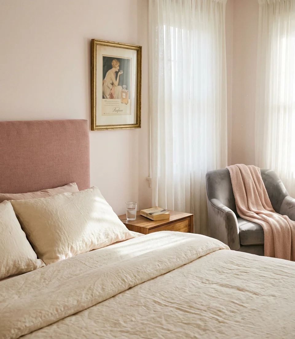 Cute Pink Bedroom for Adults 1