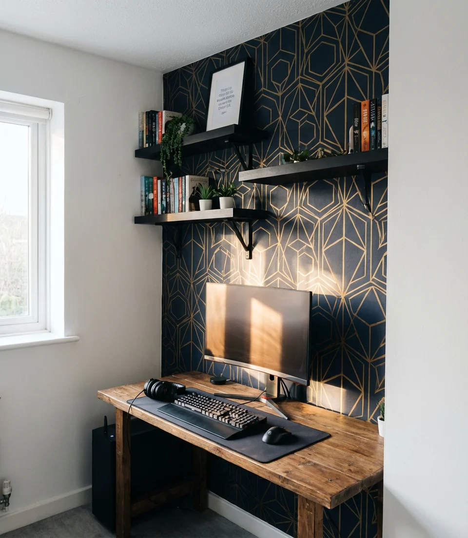 DIY Accent Wall for a Gaming Room 1