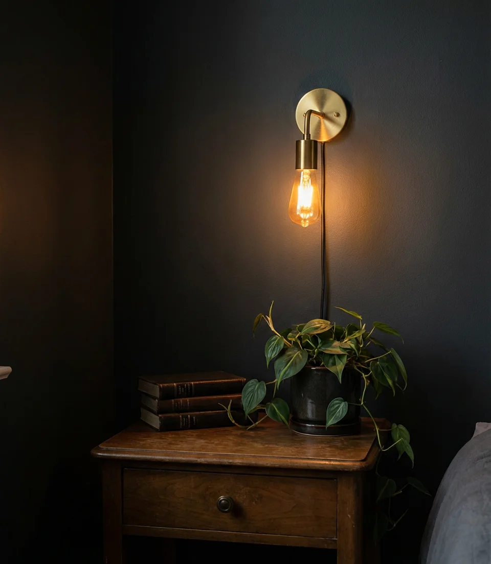 Dark Aesthetic Bedrooms With Moody Lighting 2