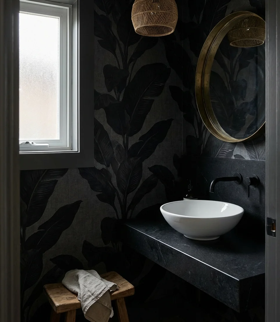 Dark Dramatic Wallpaper Statement 1