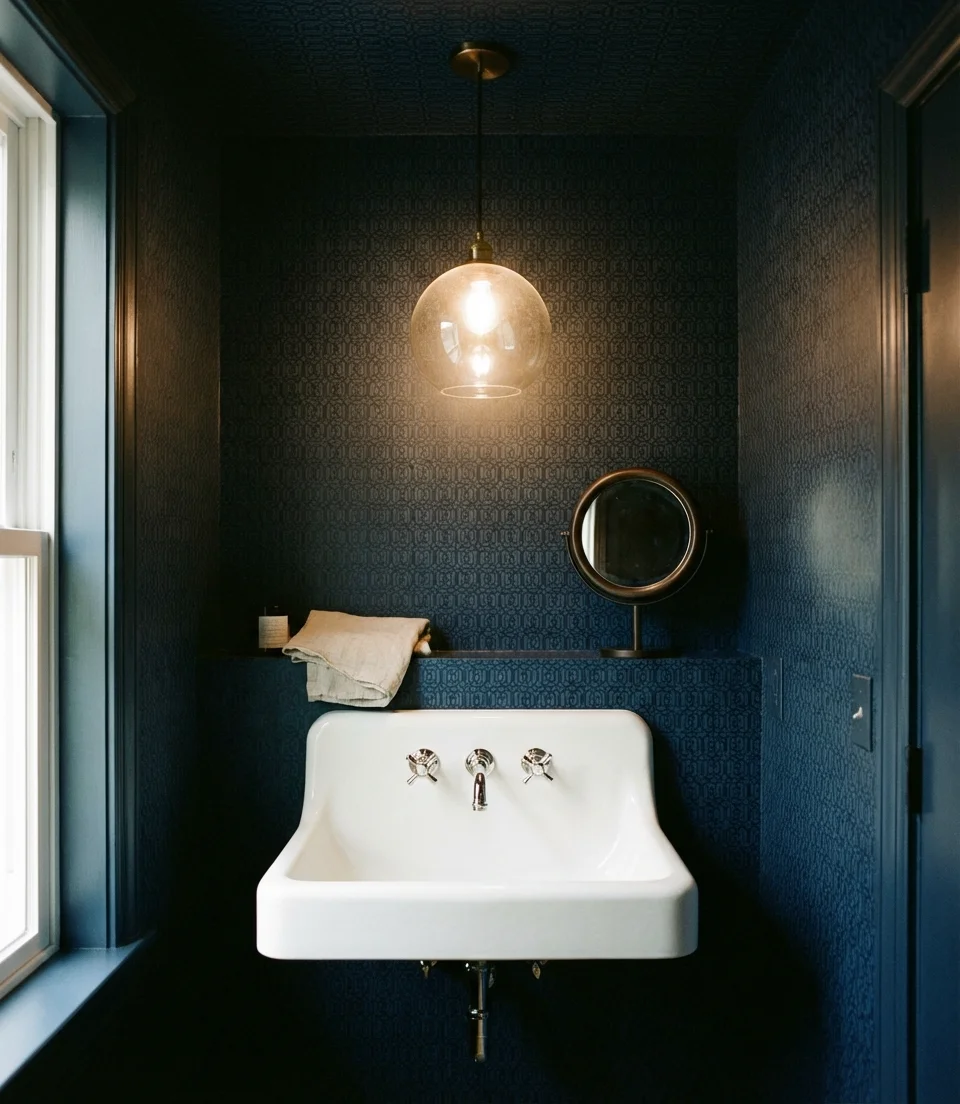 Dark Dramatic Wallpaper Statement 2