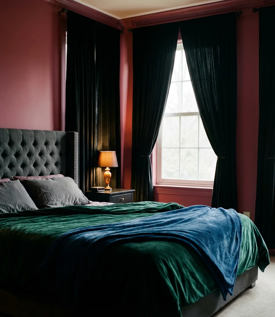 Dark Rose and Black Dramatic Suite 2