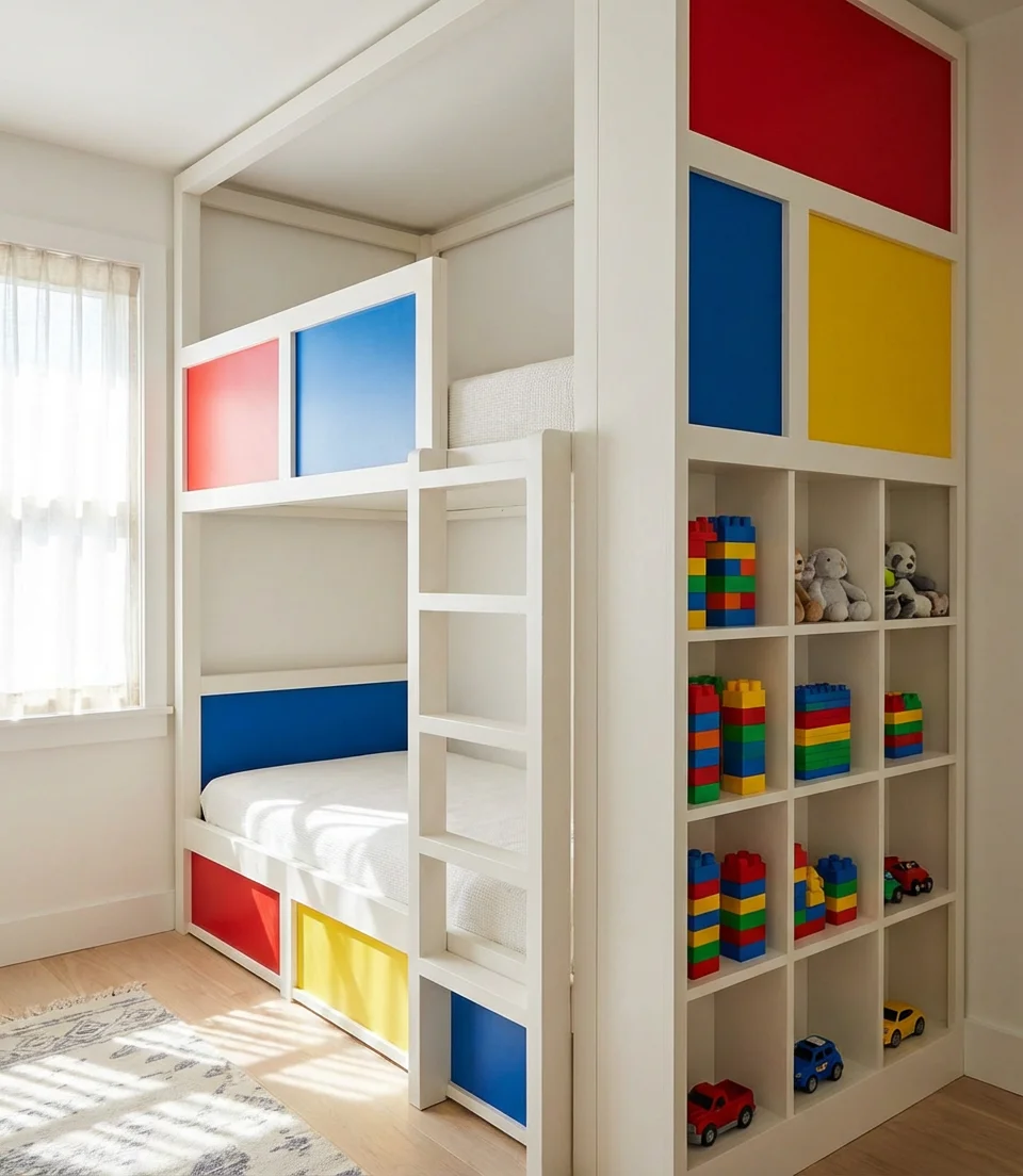 Double Bunk Beds in a Bloxburg-Inspired Style 1