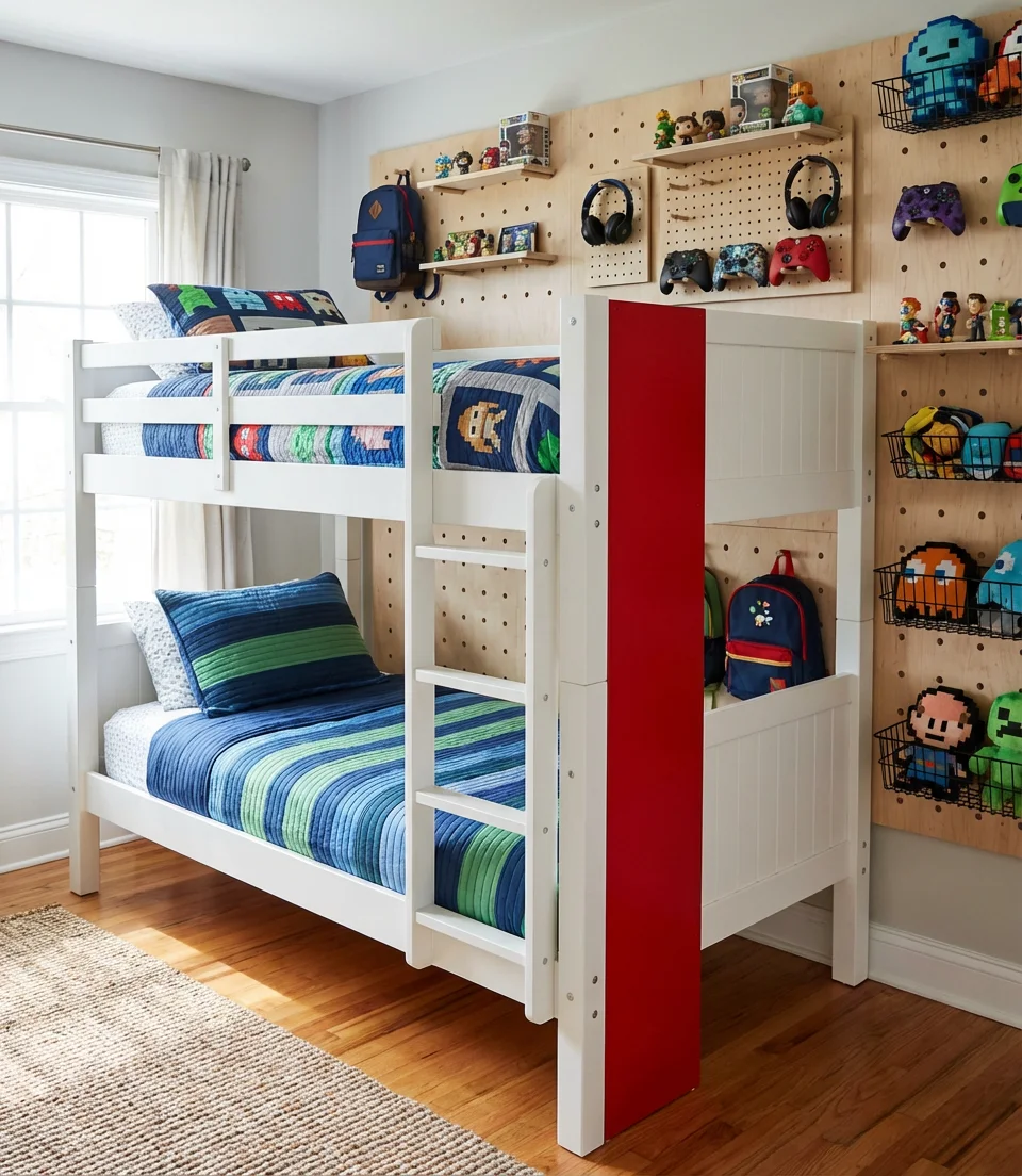 Double Bunk Beds in a Bloxburg-Inspired Style 2