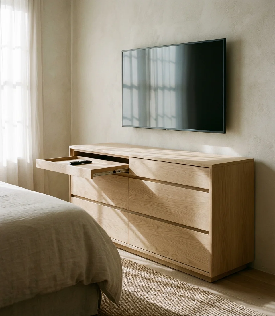 Dresser with TV Stand Integrated Console 2