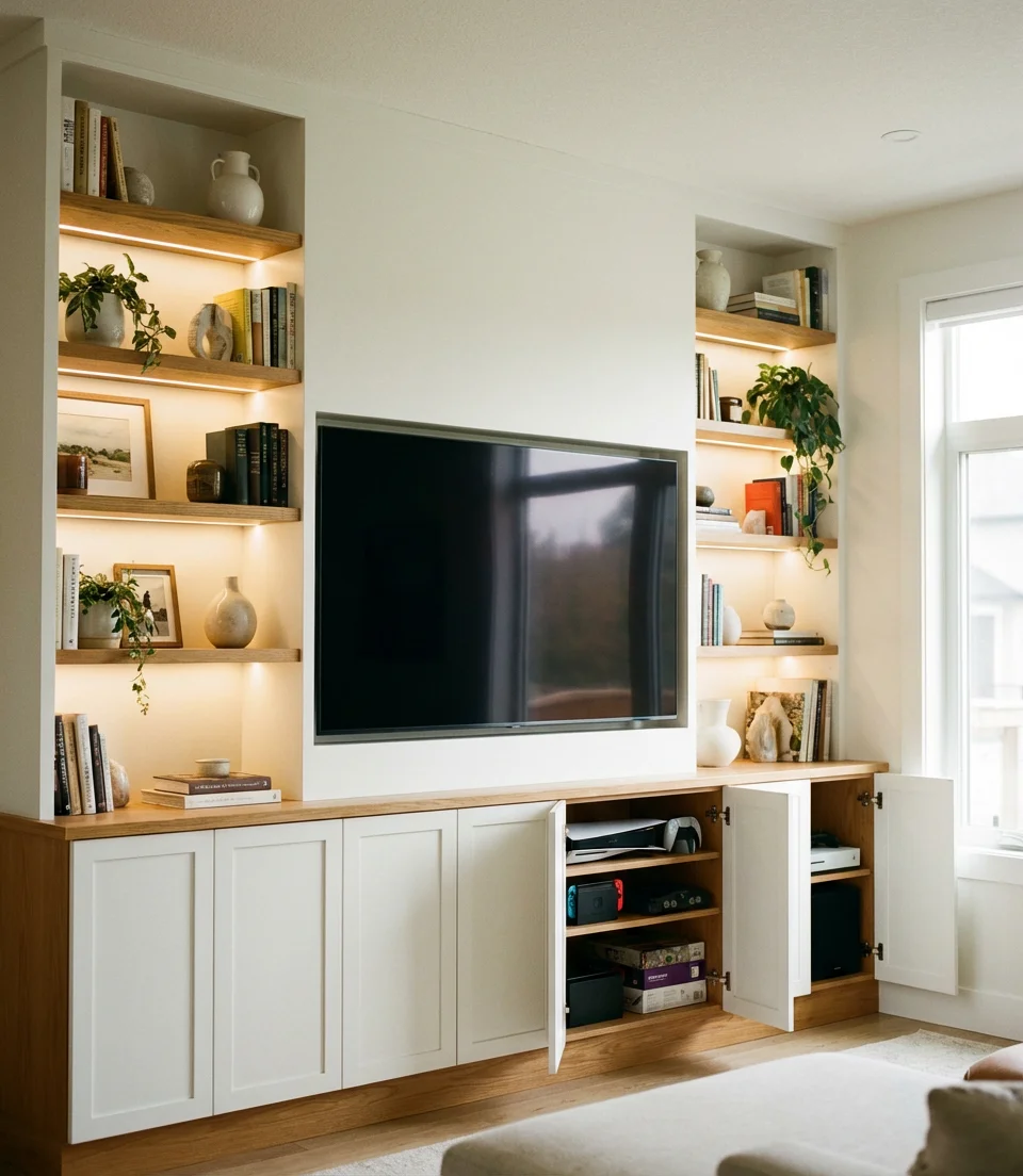 Entertainment Center Gaming Wall 1