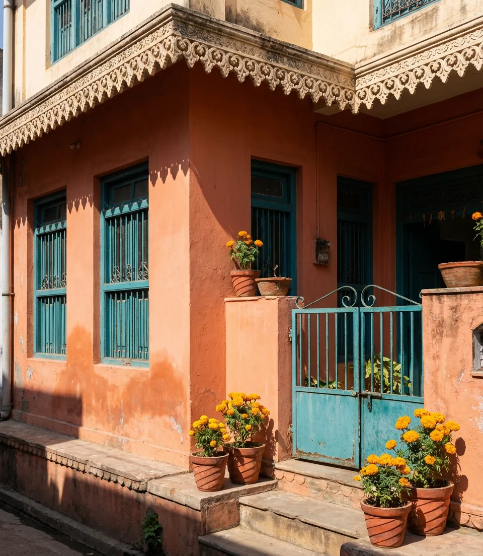 Exterior Paint Ideas for Homes in India 1