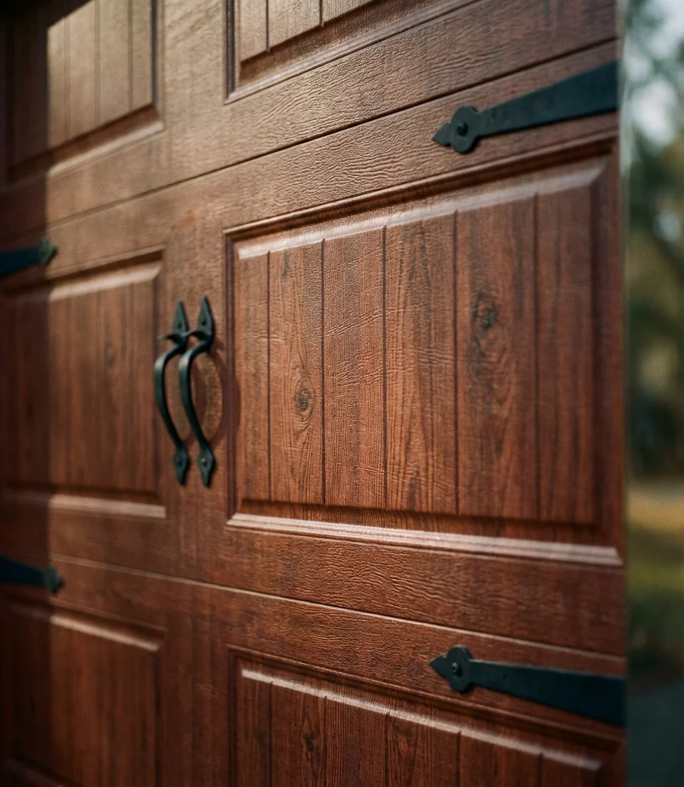 Fake Wood Garage Doors That Look Surprisingly Real 2