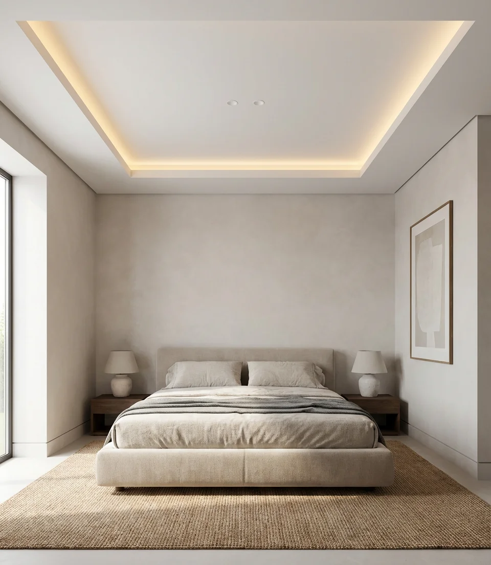 False Ceiling With Recessed Lighting 1
