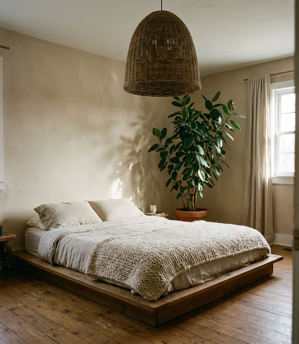 Farmhouse Bedroom for Small Spaces With Vertical Design 2