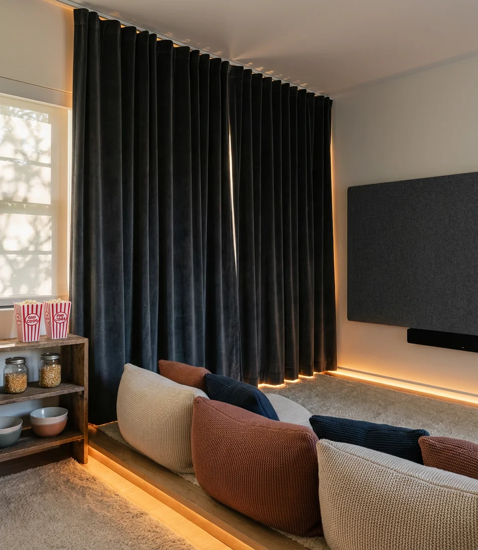 Fun Theater Style Media Corner for Kids 1