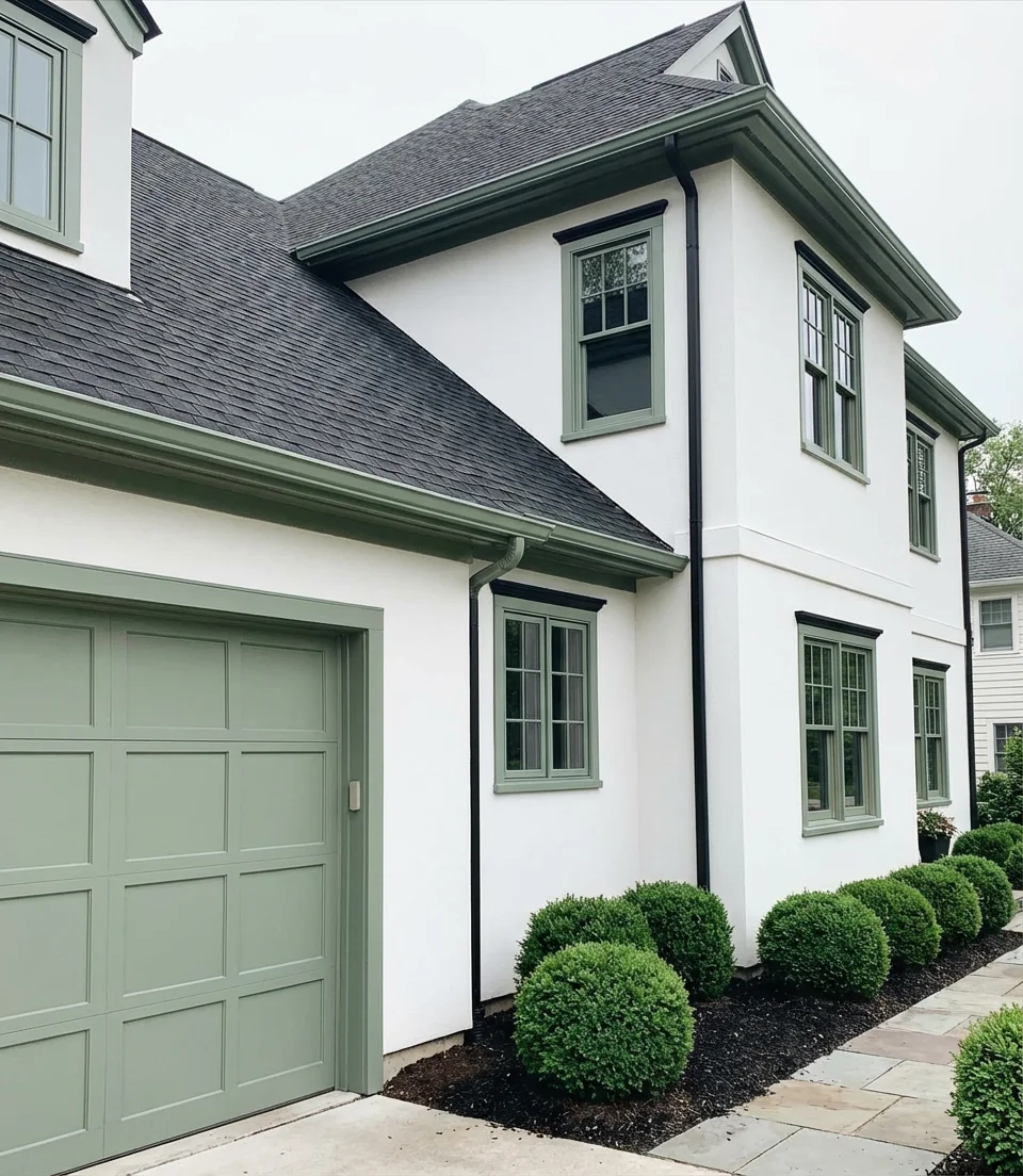 Garage Doors That Coordinate With the Whole Exterior Palette 1