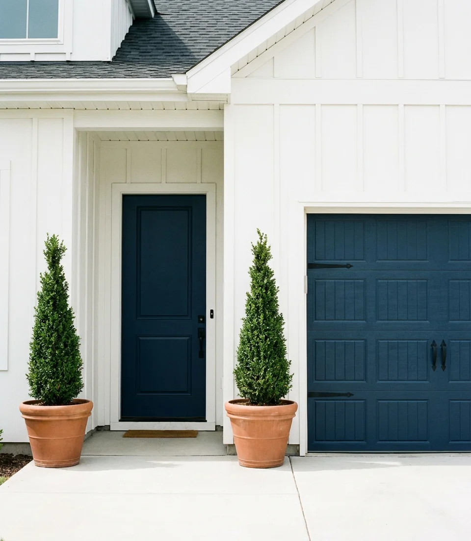 Garage Doors as Front Door Focal Points 1