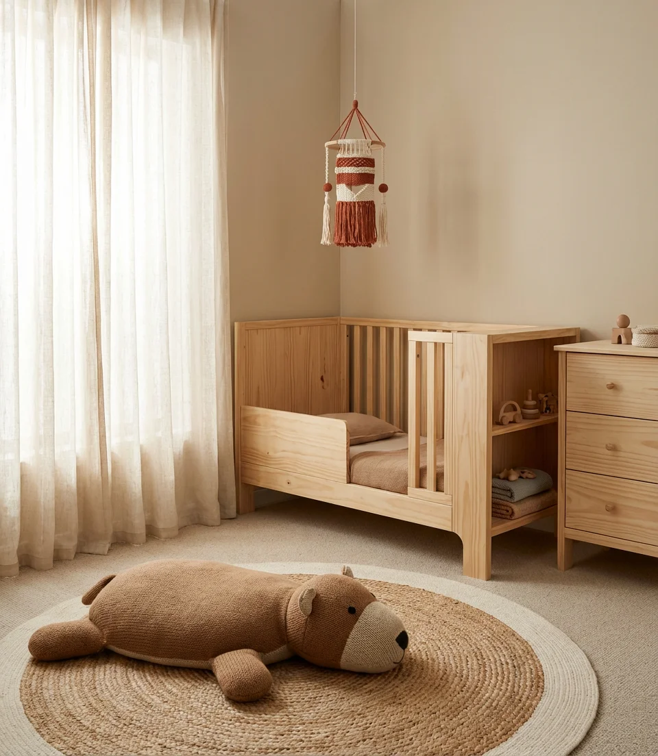 Gender Neutral Modern Nursery to Toddler Room 1
