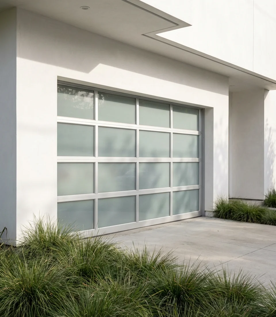 Glass Panel Garage Doors for a Modern Statement 1