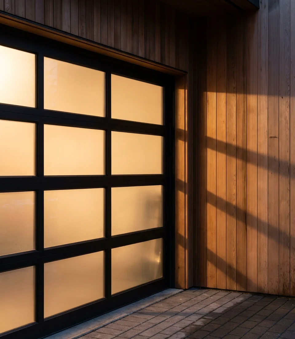 Glass Panel Garage Doors for a Modern Statement 2