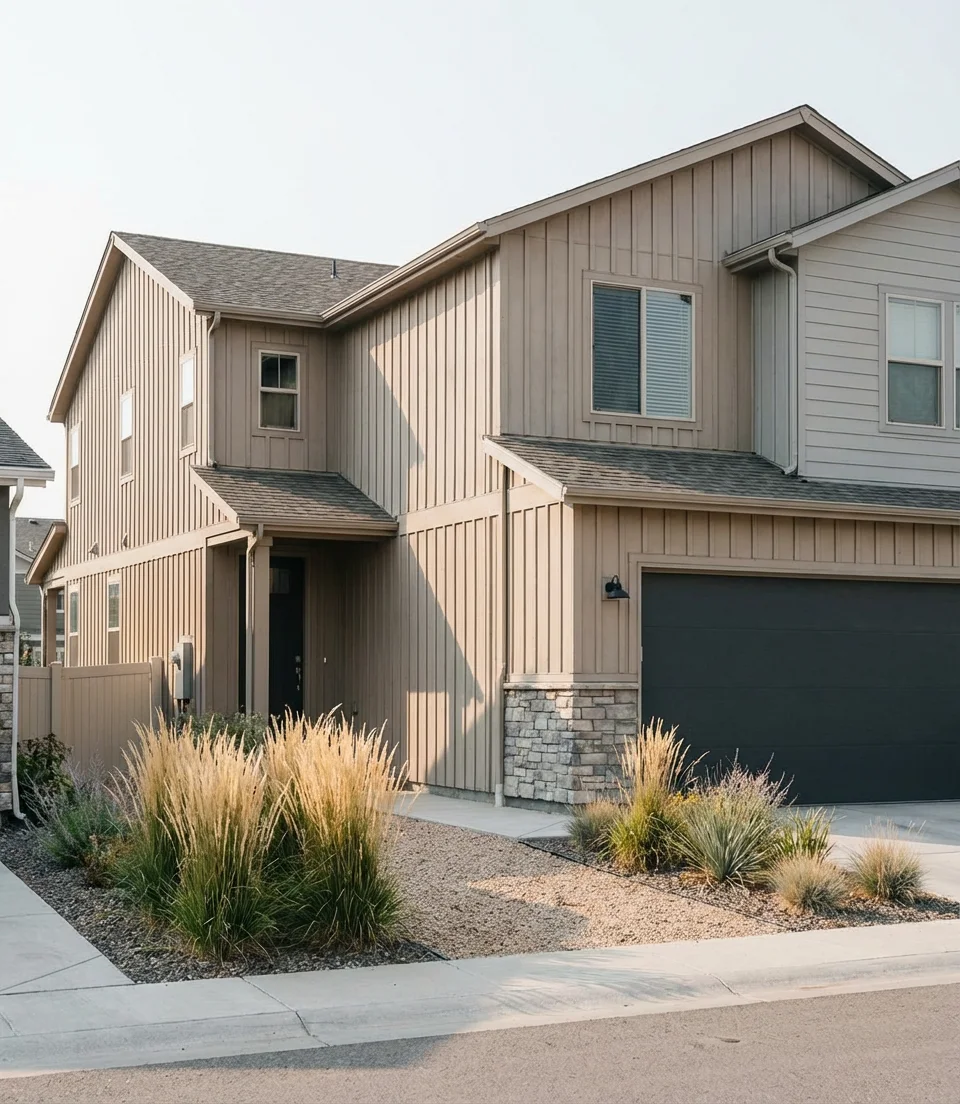 Greige Palette for a Modern Suburban Home 2