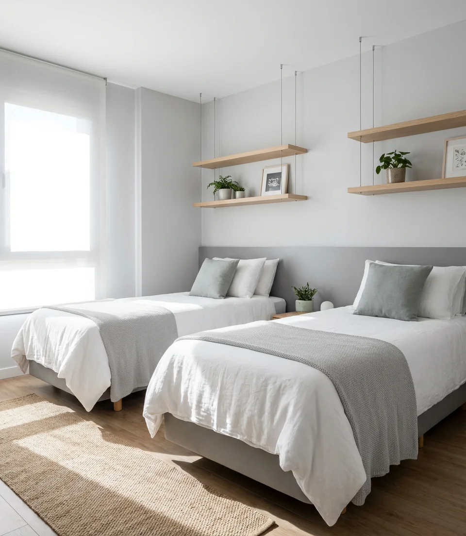 Grey and White Modern Double Setup 2