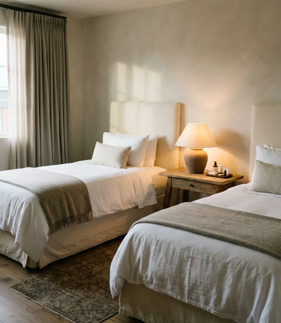 Guest Twin Room That Feels Like a Boutique Hotel 1