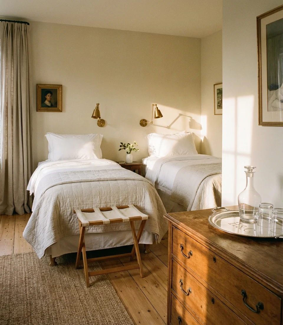 Guest Twin Room That Feels Like a Boutique Hotel 2