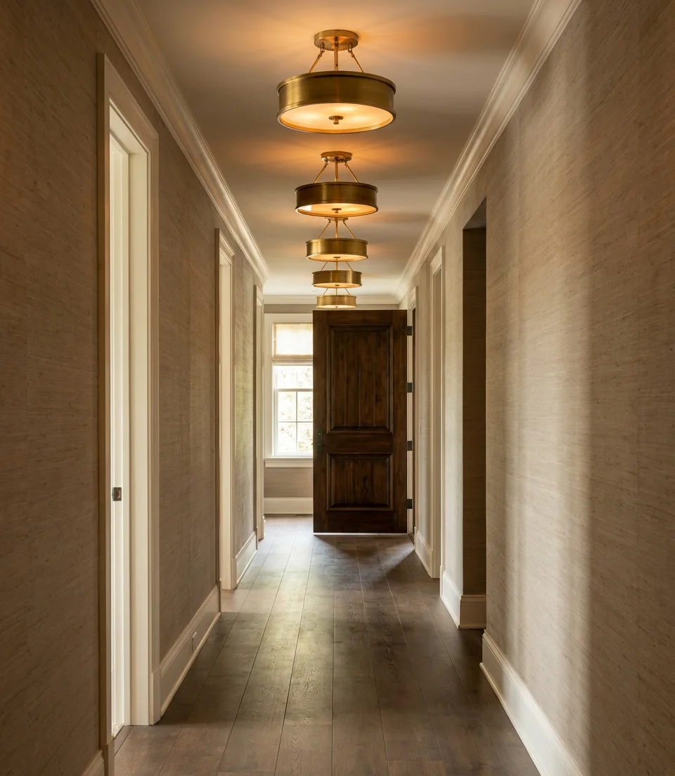 Hotel-Inspired Lighting for a Long Hallway 1