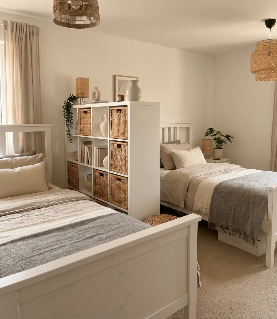 IKEA-Inspired Budget Twin Bedroom 1