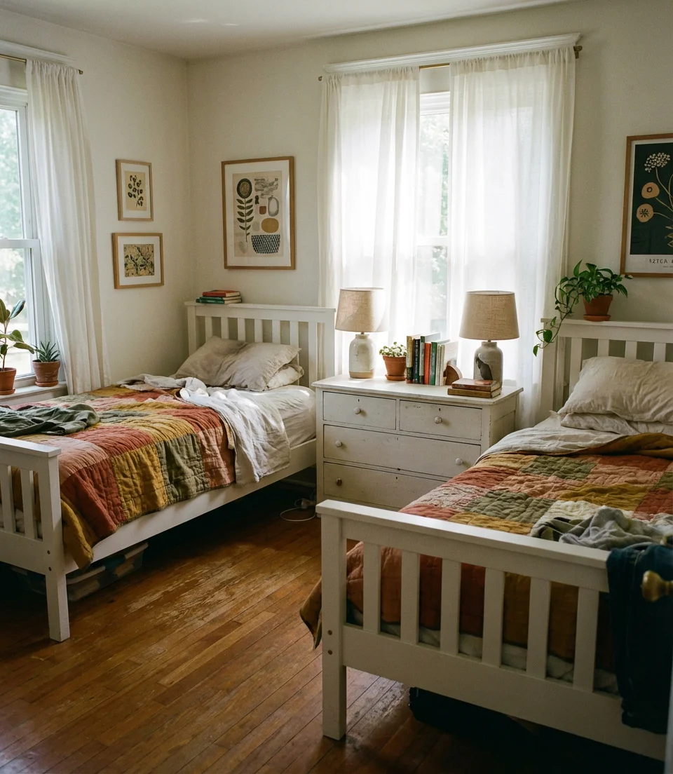 IKEA-Inspired Budget Twin Bedroom 2