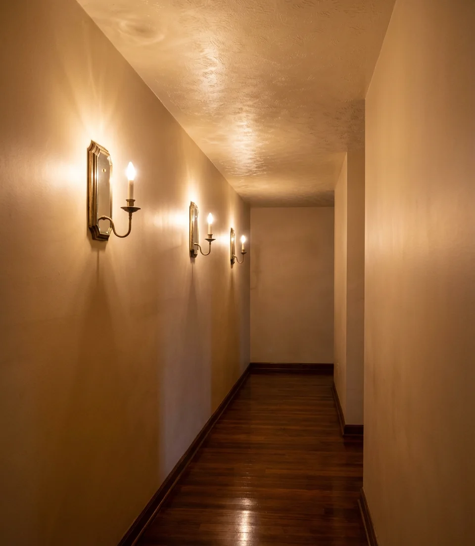 Ideas for Wall Lights in a Dark Corridor 1