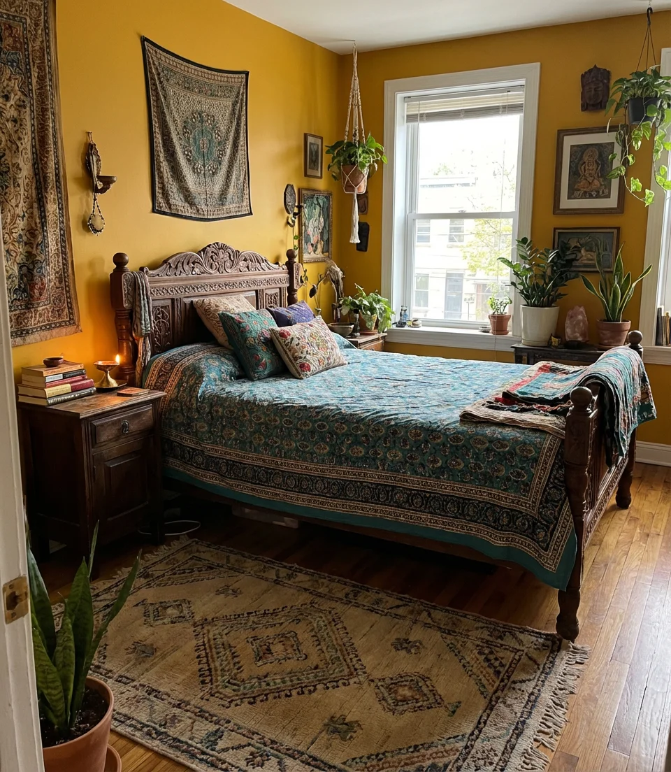 Indian-Inspired Maximalism in a Small Space 1