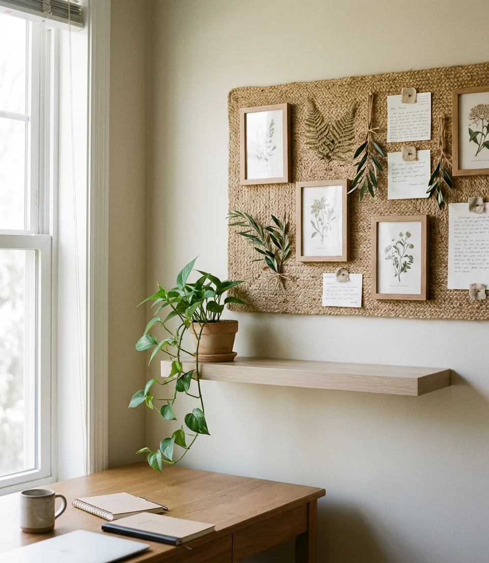 Inspiration Wall Above the Desk 1