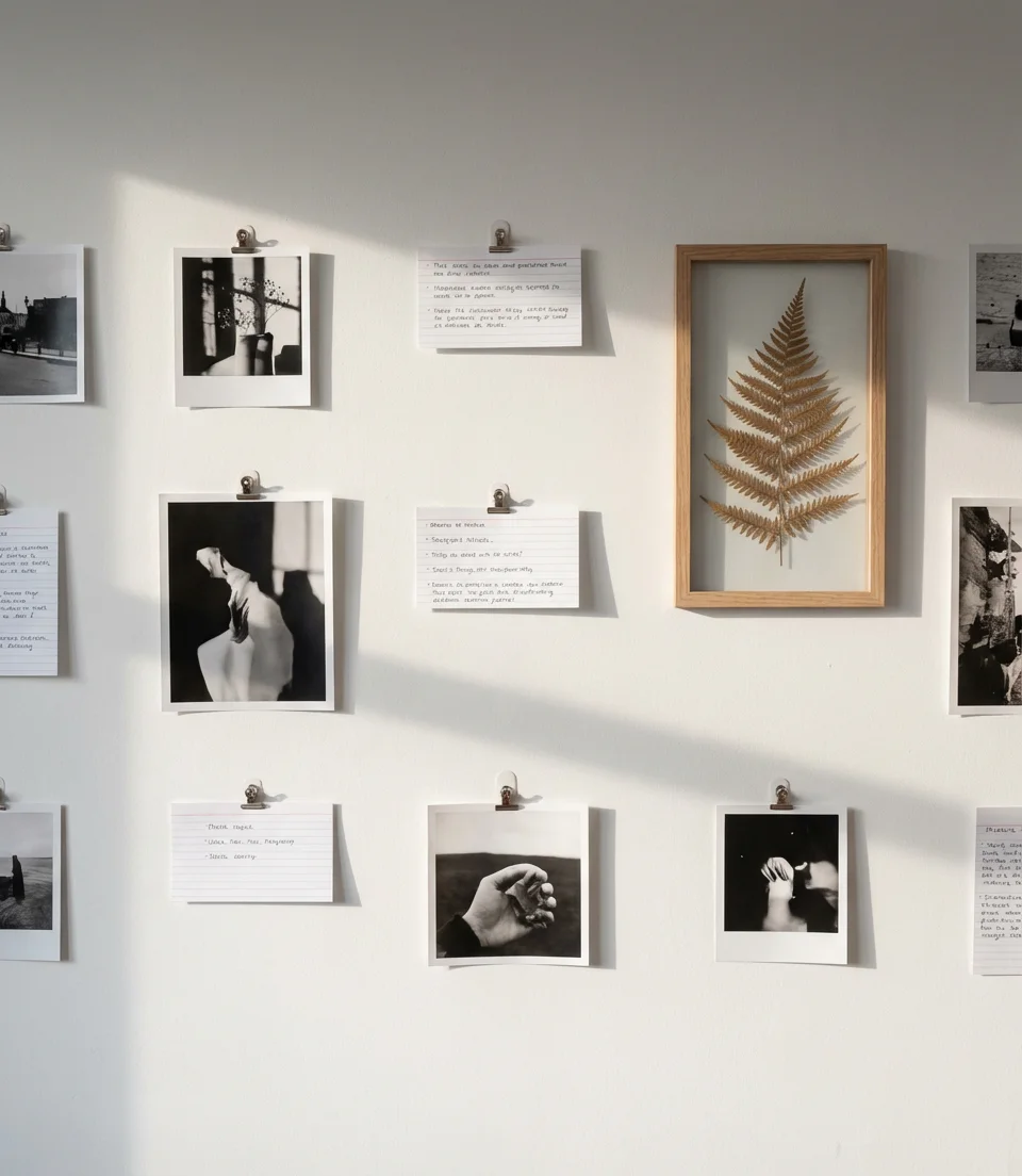 Inspiration Wall Above the Desk 2