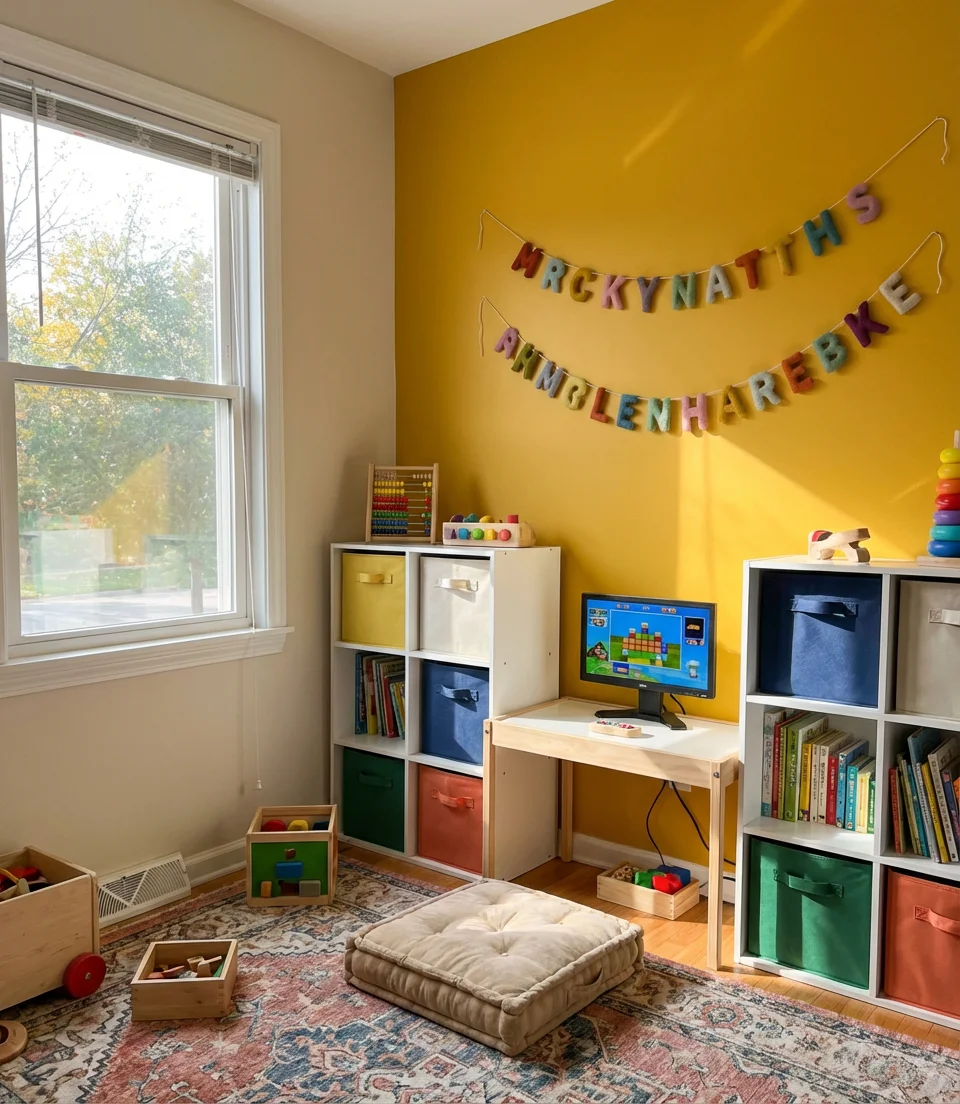 Kids Gaming Room with Safe Colorful Design 2