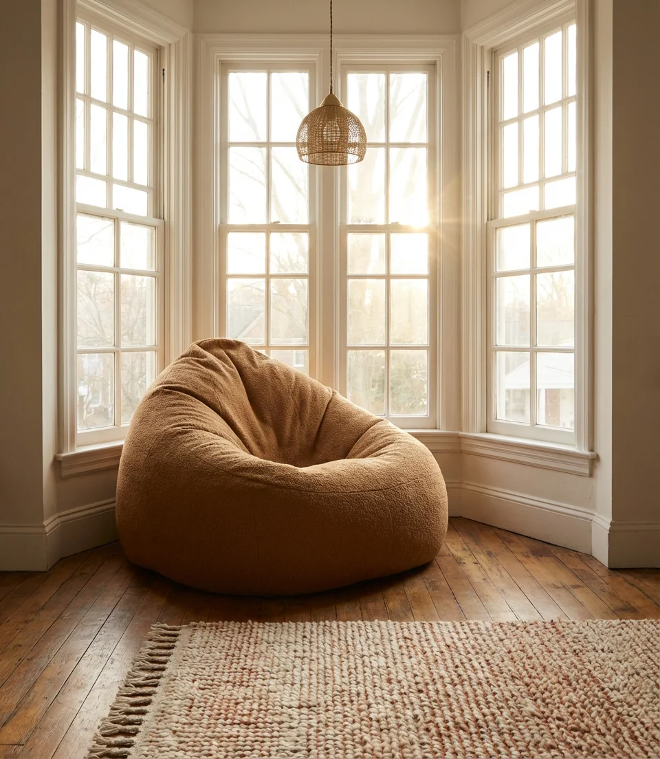 Large Bean Bag Chair for a Cozy Reading Corner 2