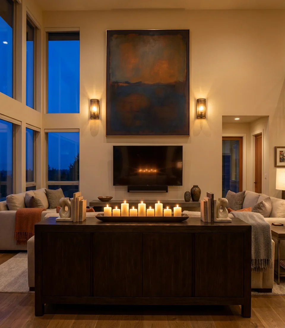 Large Console for a Grand Living Room Statement 2