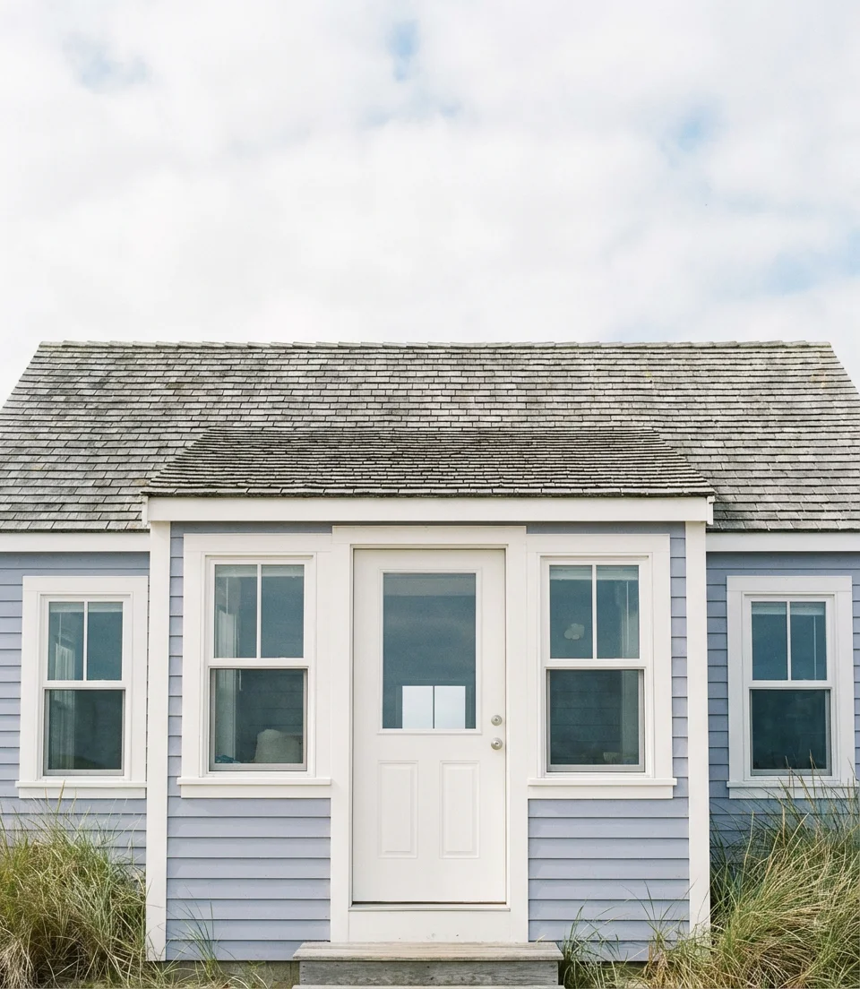 Light Blue With White Trim on a Coastal Cottage 2