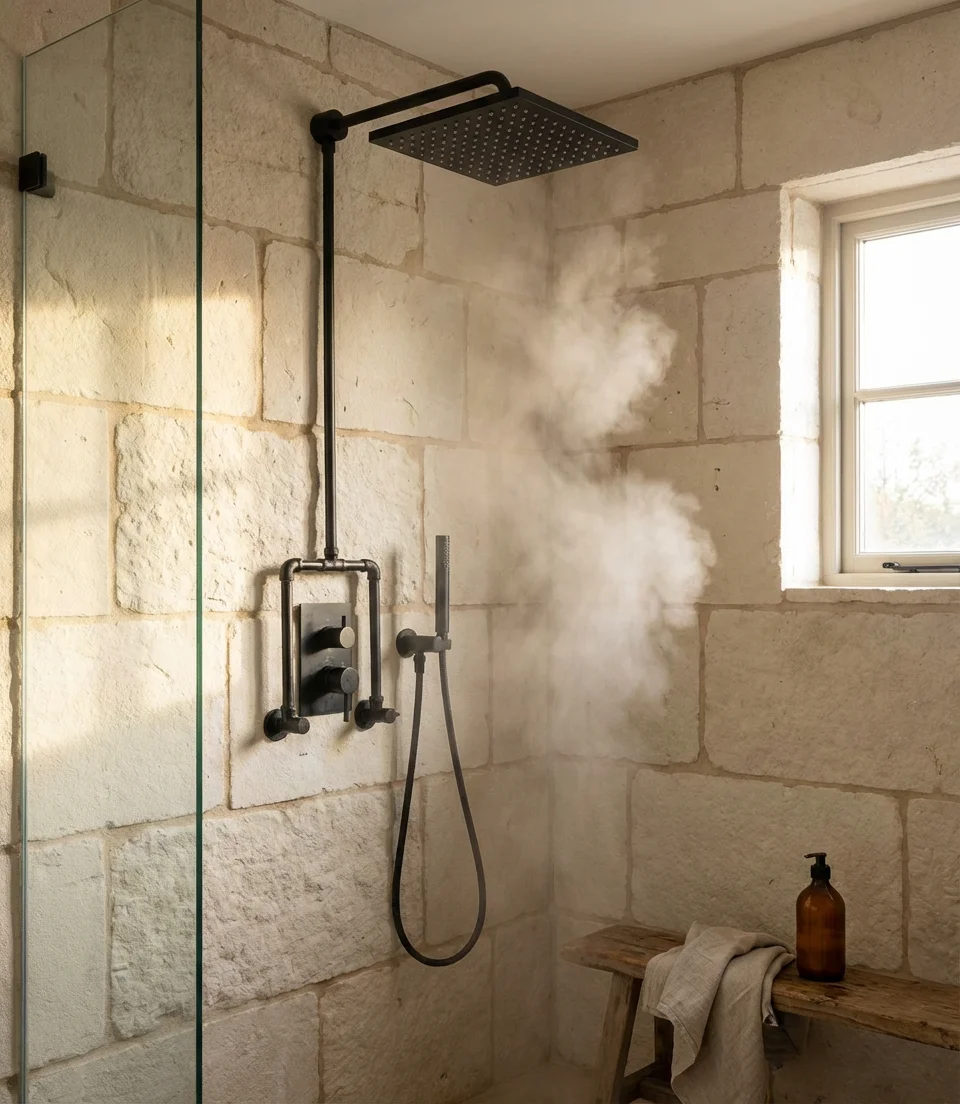 Matte-Black-Shower-System-with-Rain-Head-2