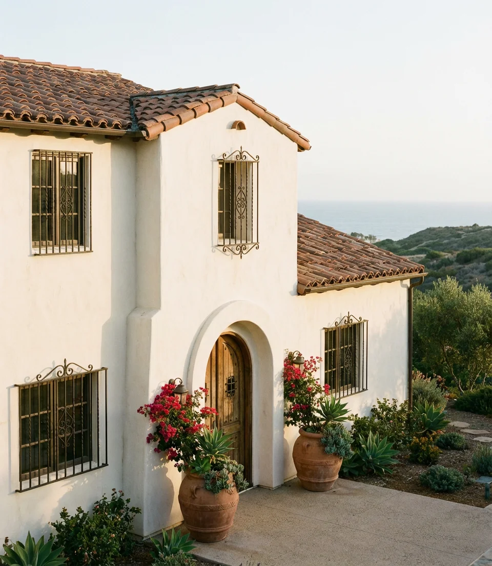 Mediterranean Beach House Exterior Ideas 1