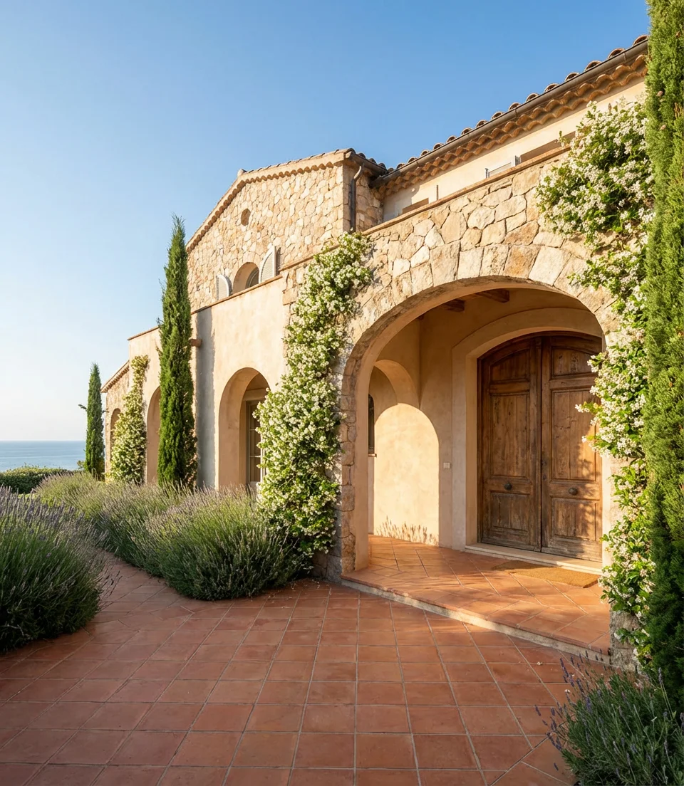 Mediterranean Beach House Exterior Ideas 2