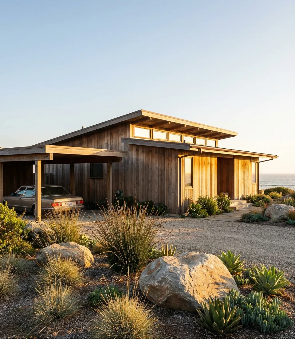 Mid Century Modern Coastal Exterior 1