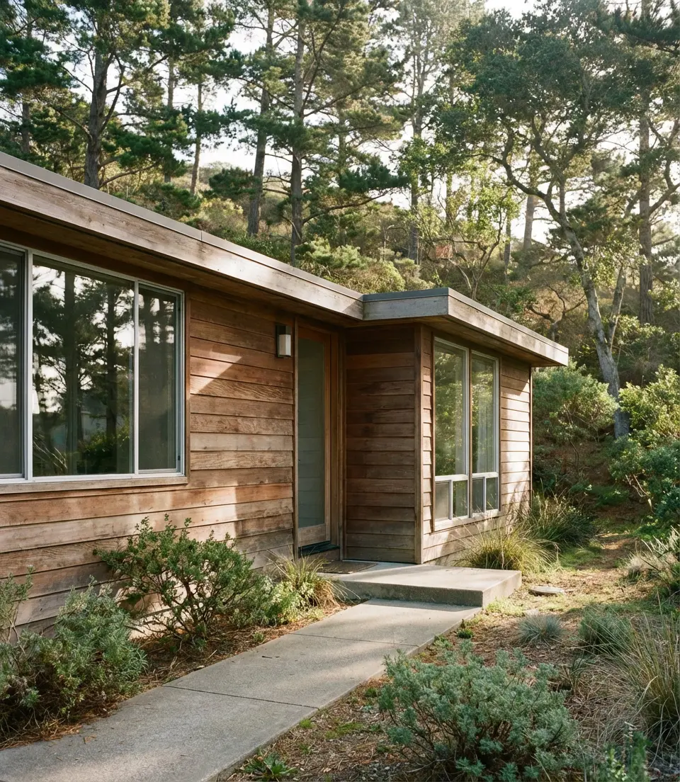 Mid Century Modern Coastal Exterior 2