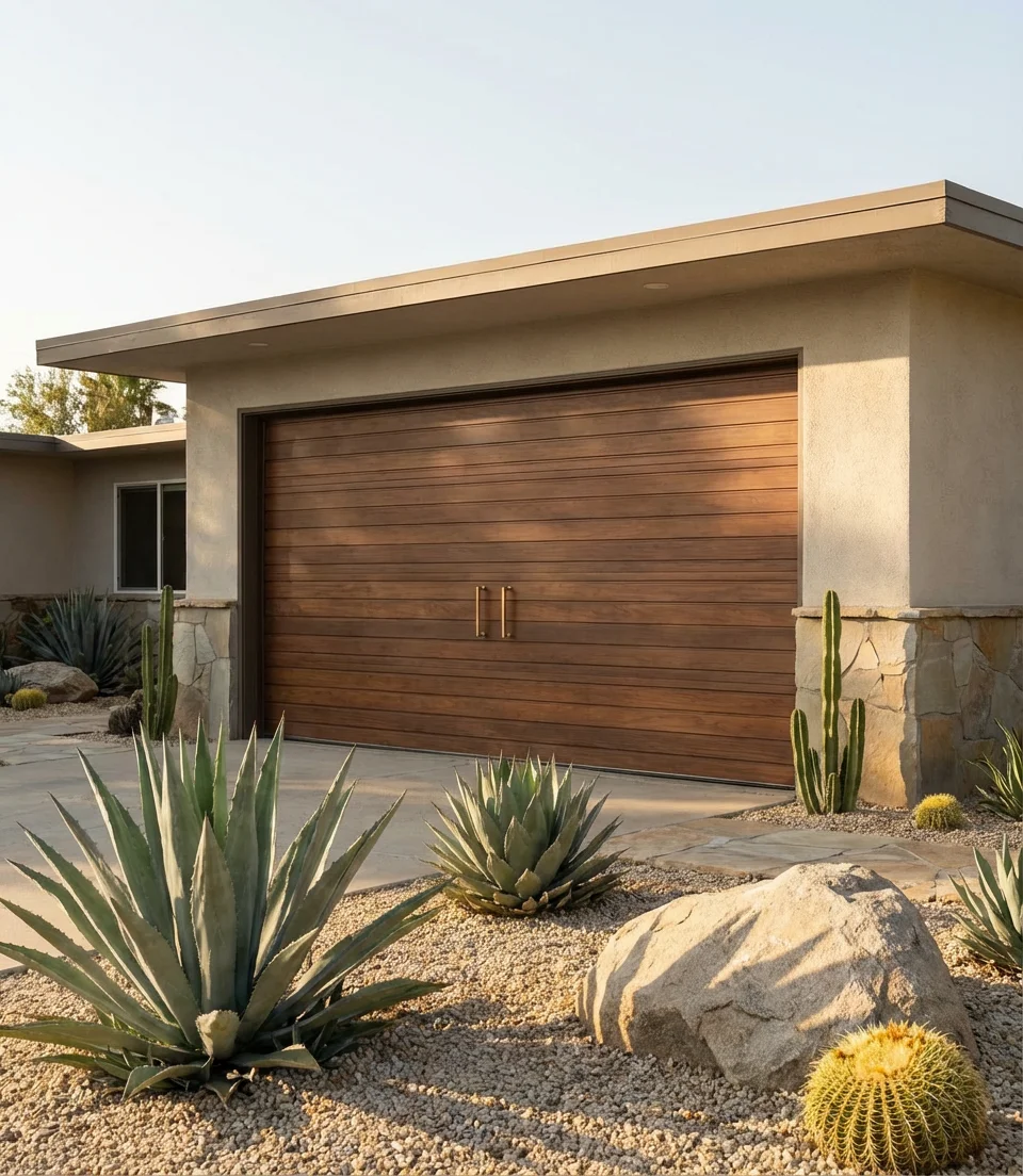 Mid Century Modern Garage Doors With Vintage Character 1
