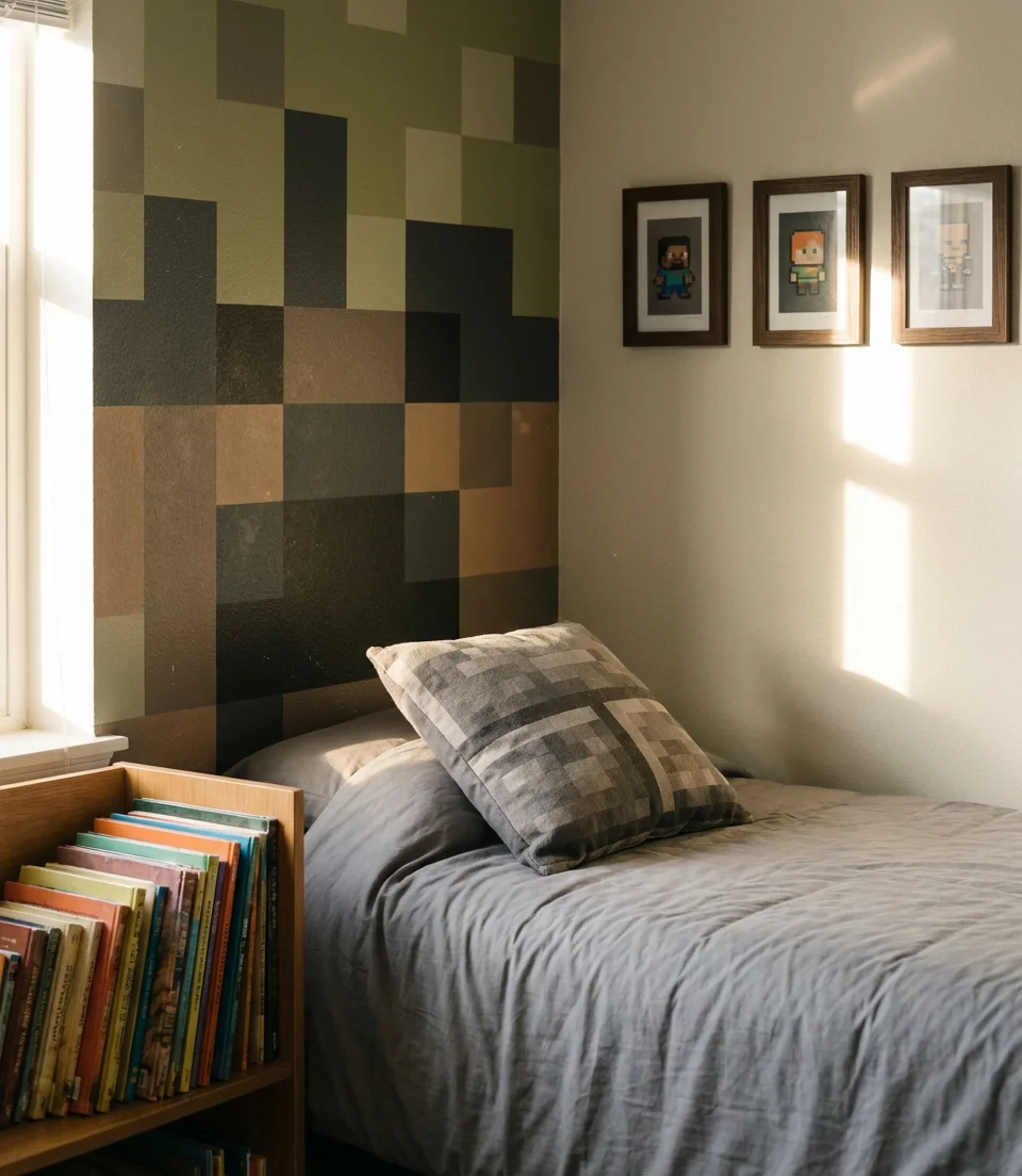 Minecraft Themed Bedroom for Boys 2