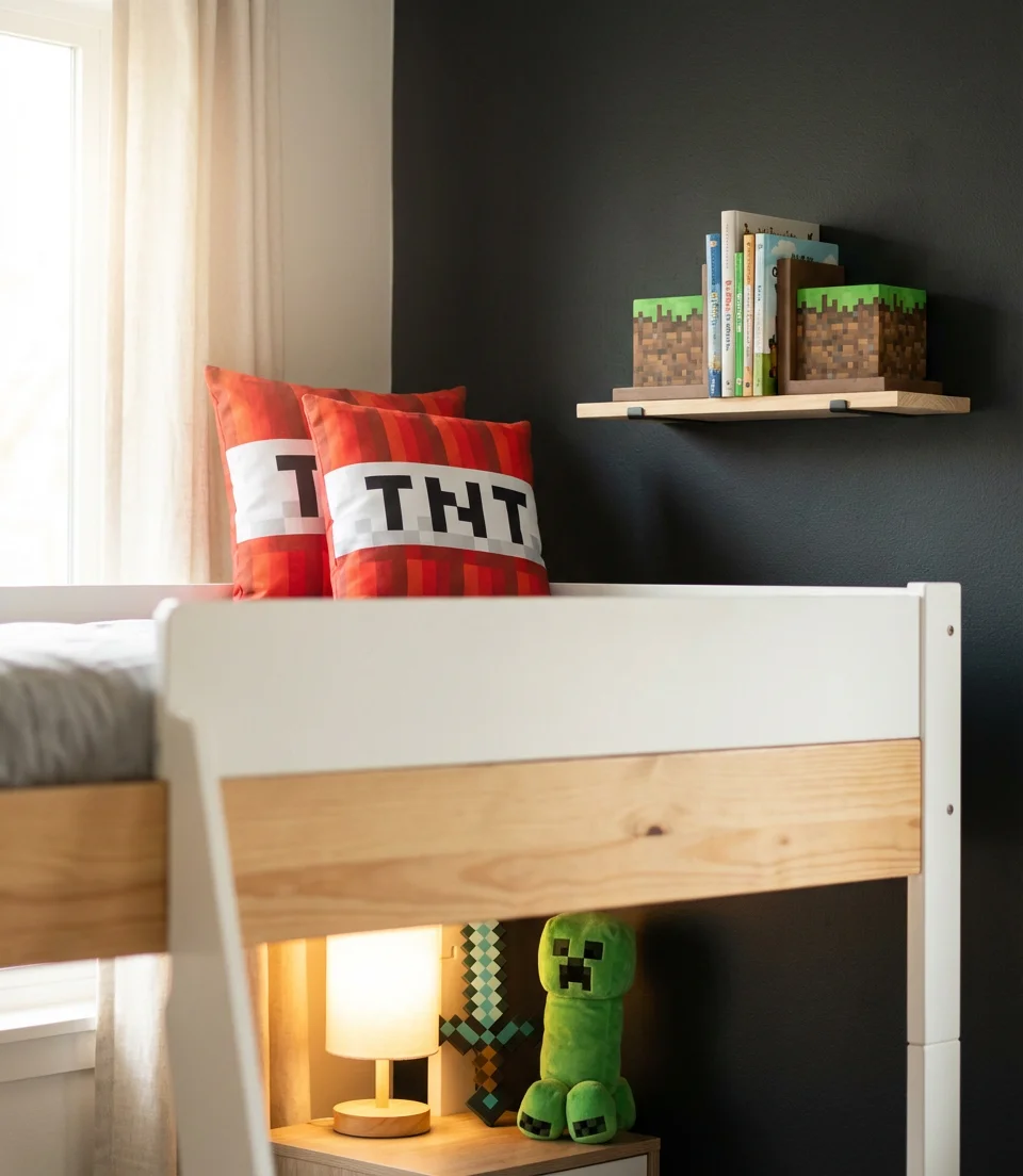 Minecraft-Themed Bunk Beds for Gaming Rooms 2