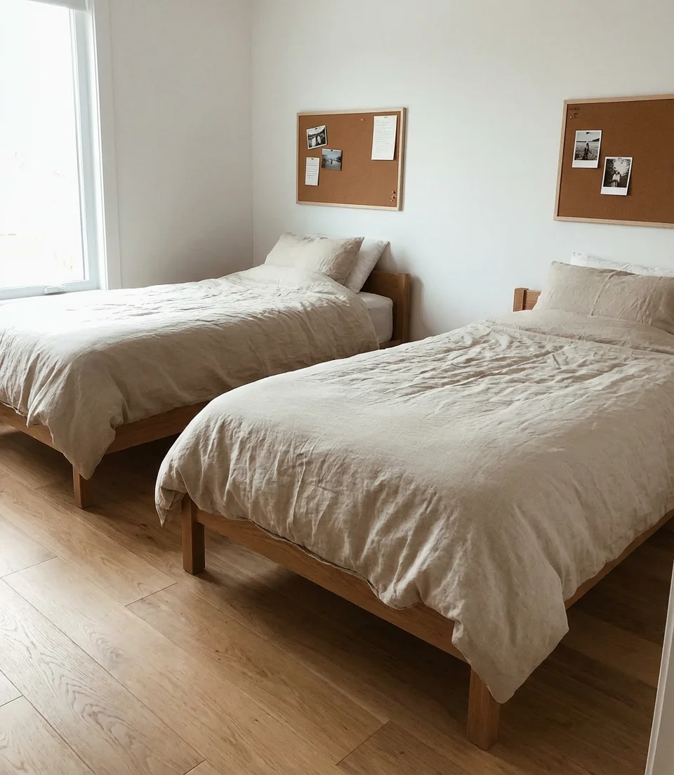 Minimalist Twin Room for Small Spaces 2
