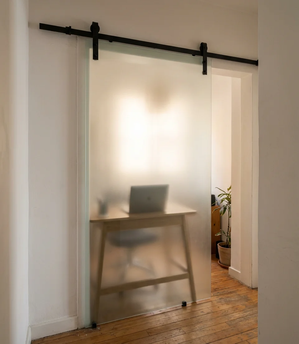 Modern Barn Door for the Home Office 2
