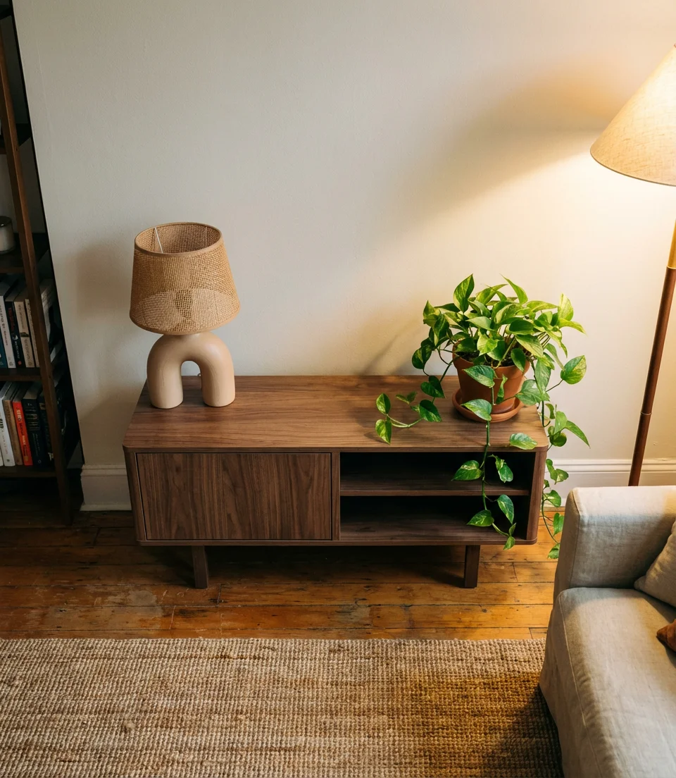 Modern Ideas for a TV Console in a Small Living Room 2