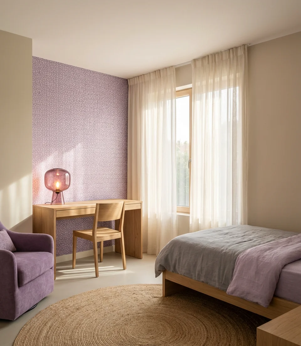 Modern Purple Bedroom for Girls 2