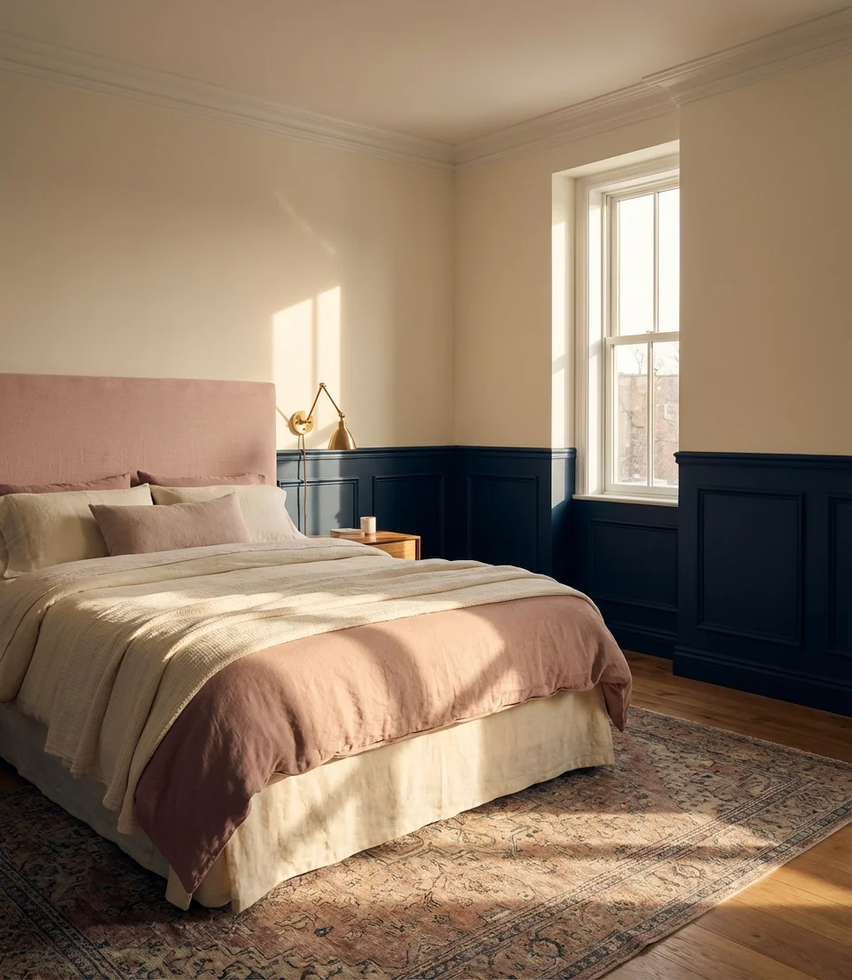 Pink and Navy Blue Color Combo 1