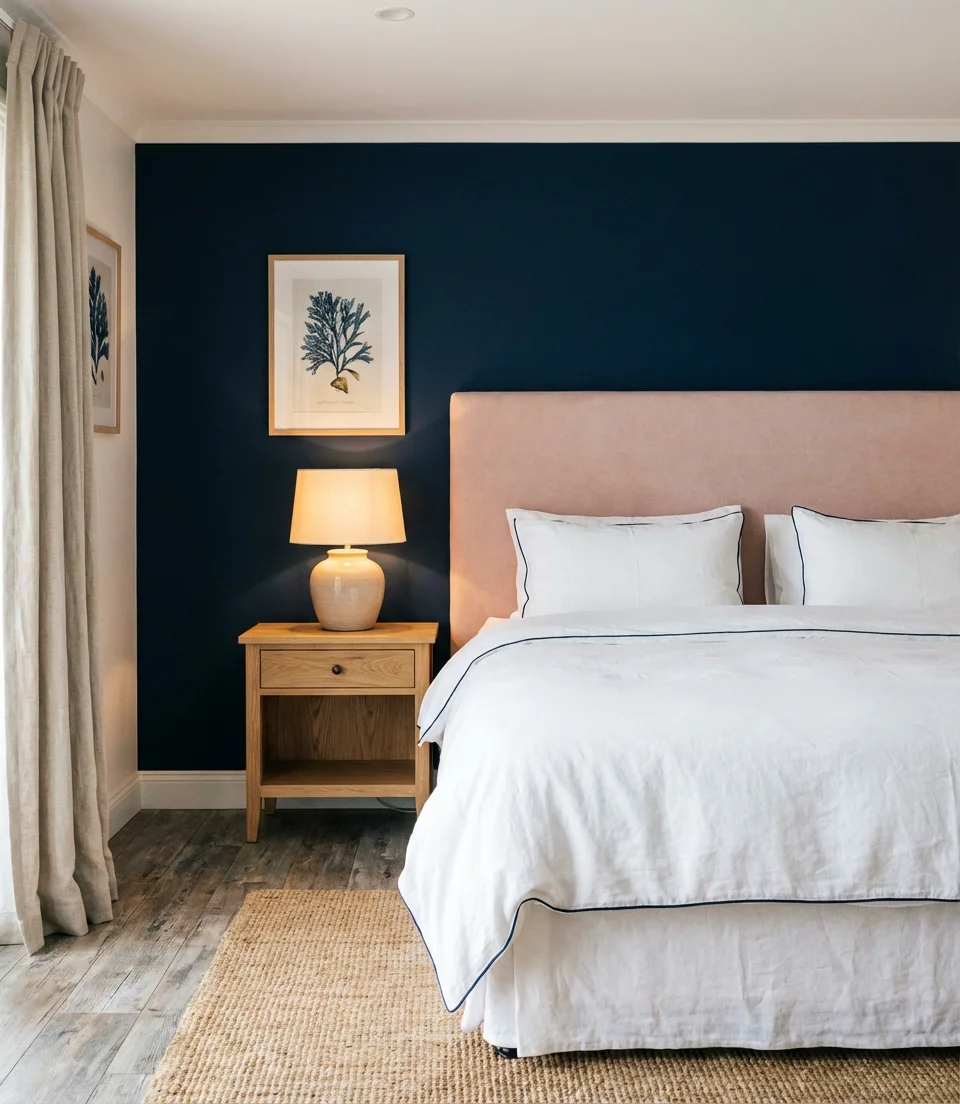 Pink and Navy Blue Sophisticated Contrast 1